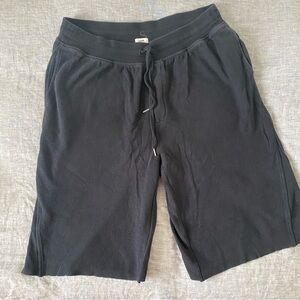 Aerie Soft Knit Drawstring Shorts – Black – Size XL